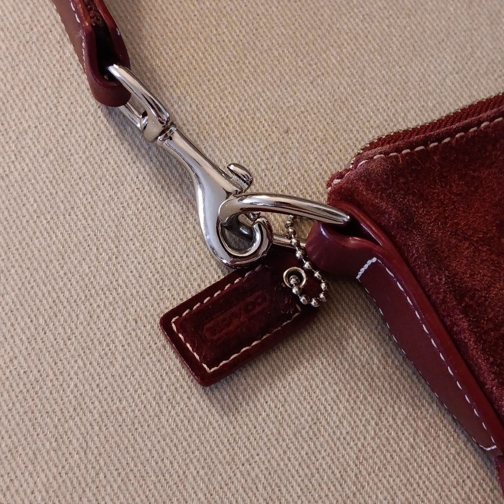 Coach Suede Crossbody Bag - Picture 4 of 6